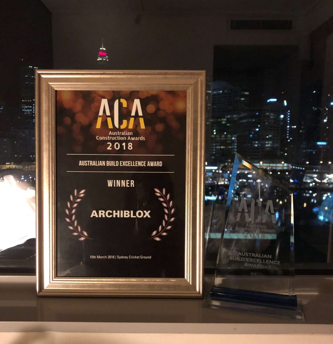 ACA Award Win