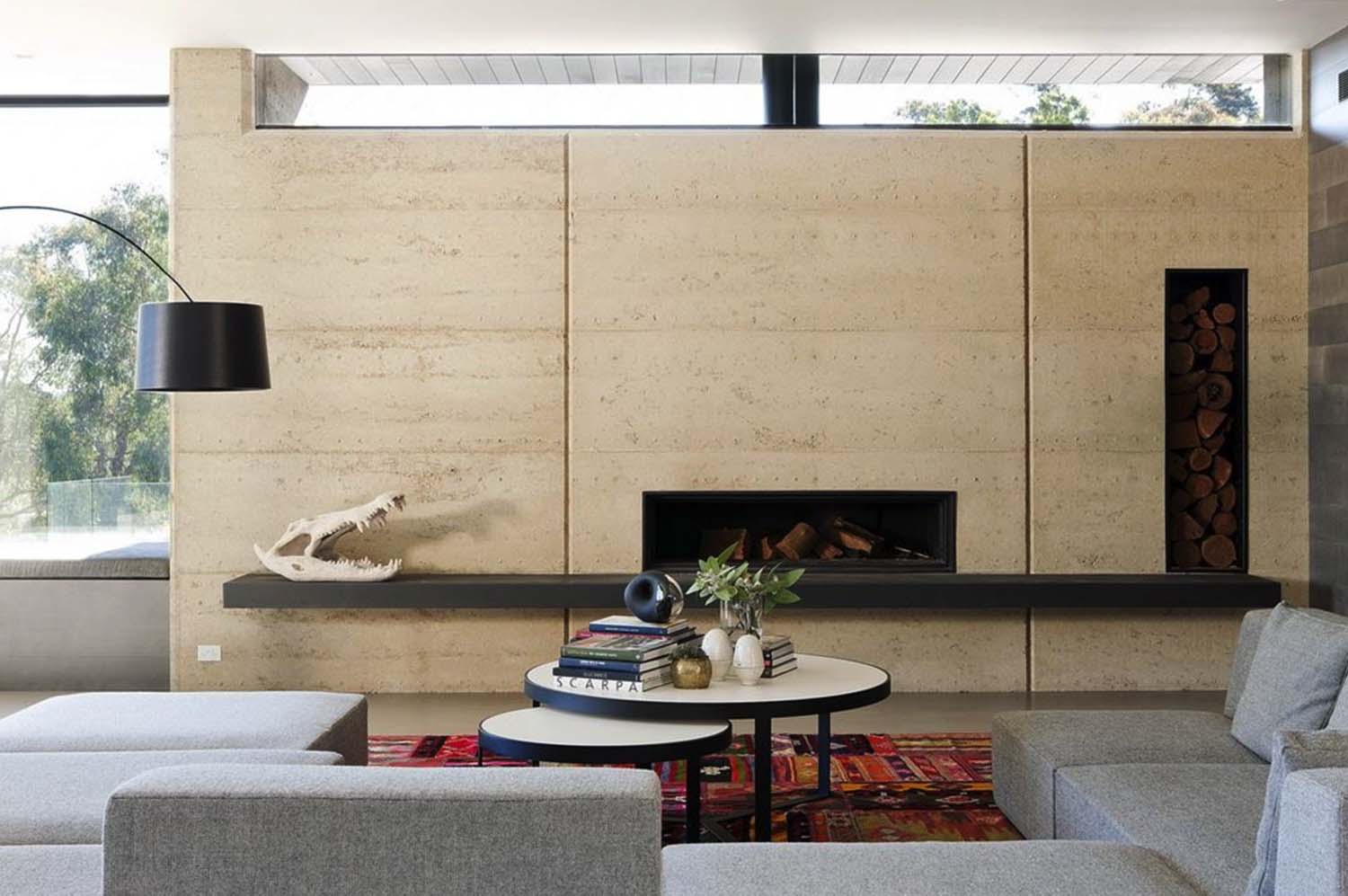 rammed earth wall example image