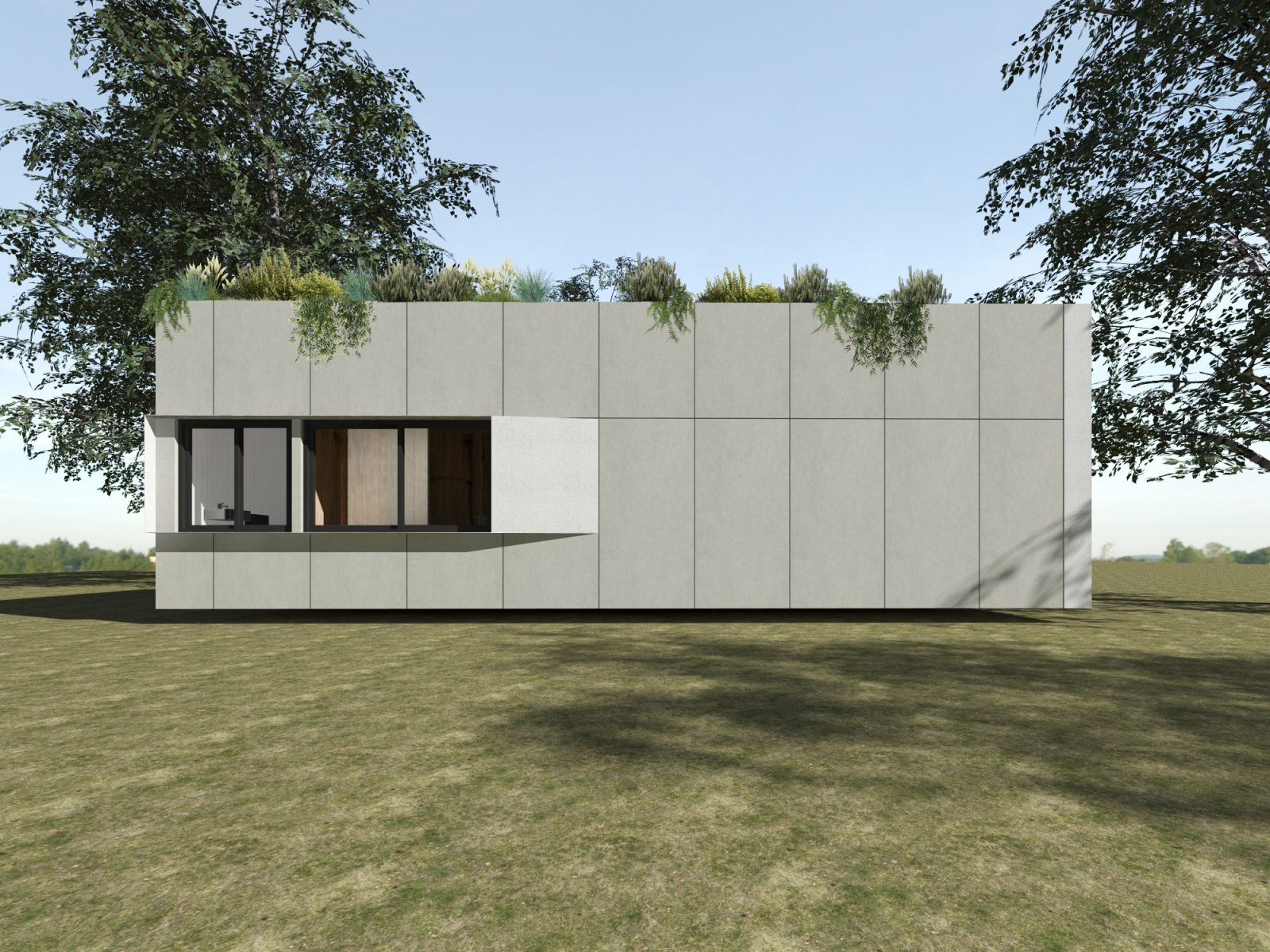 winery eco pod exterior image side