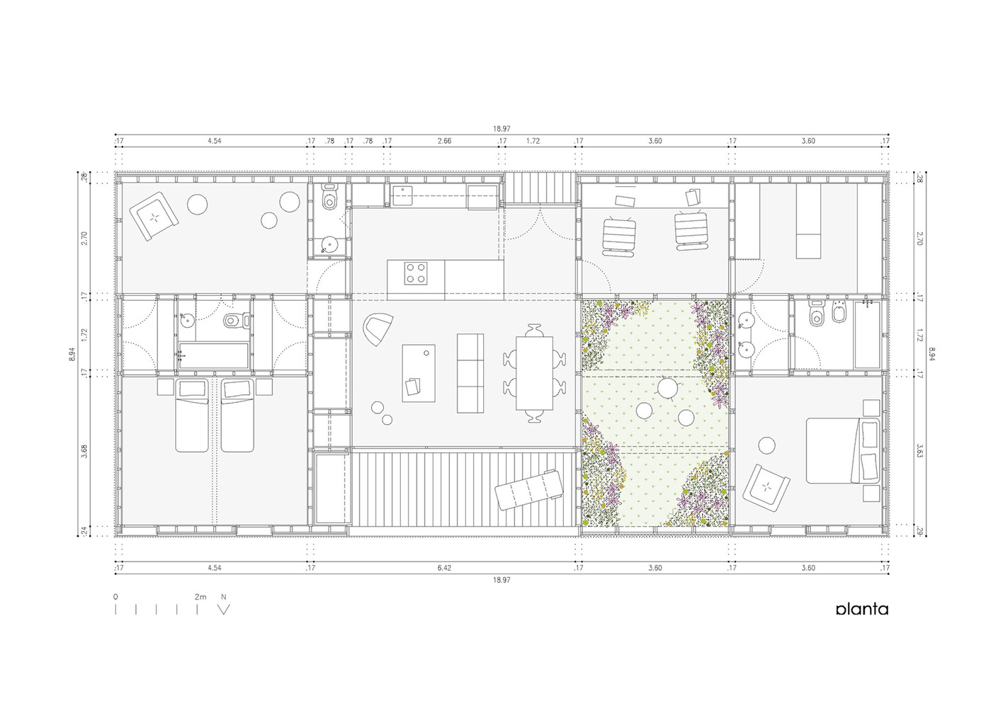 Floor plan of AA House