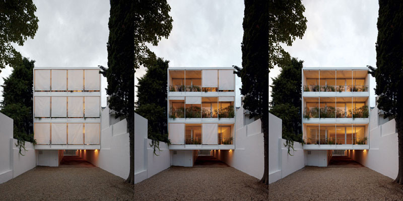 once building various images of exterior